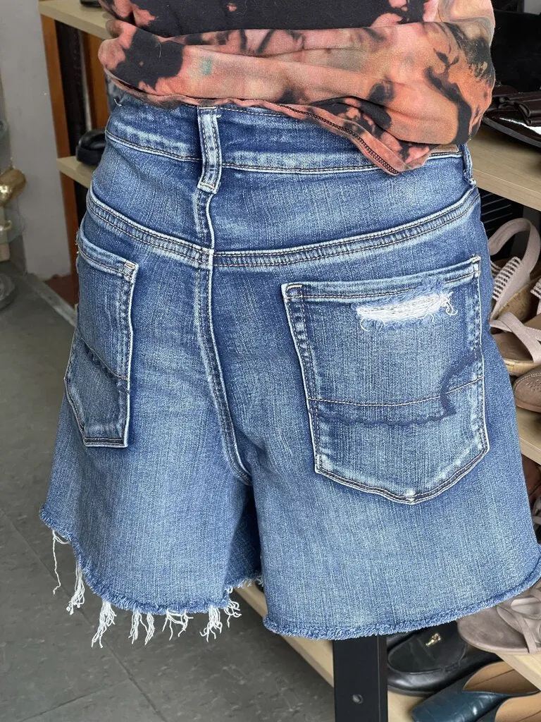 American Eagle Denim Shorts High Rise Shortie 12