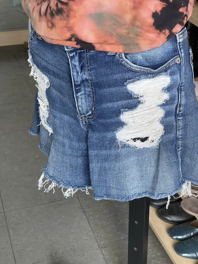 American Eagle Denim Shorts High Rise Shortie 12