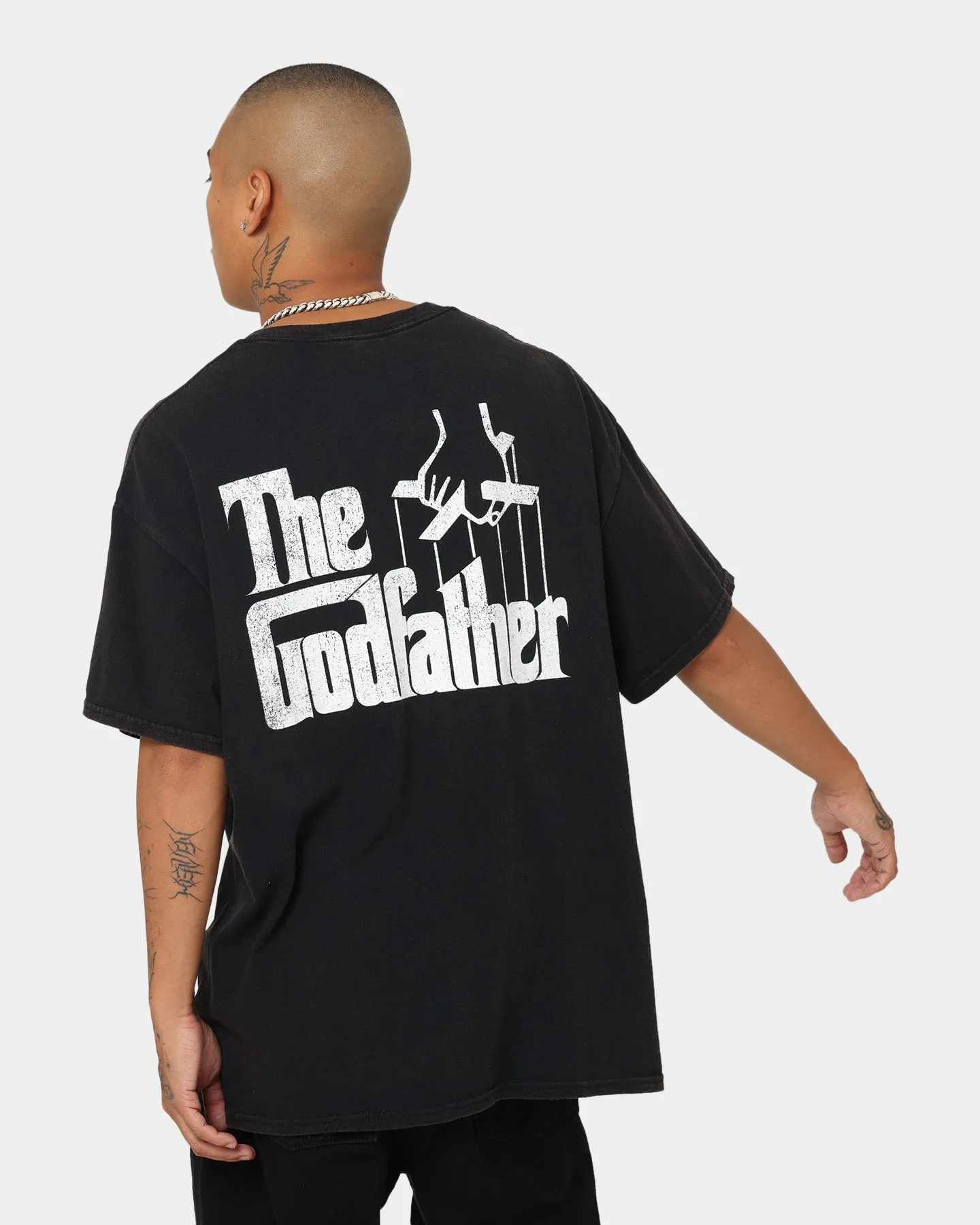 American Thrift X The Godfather The Don Vintage T-Shirt Black Wash