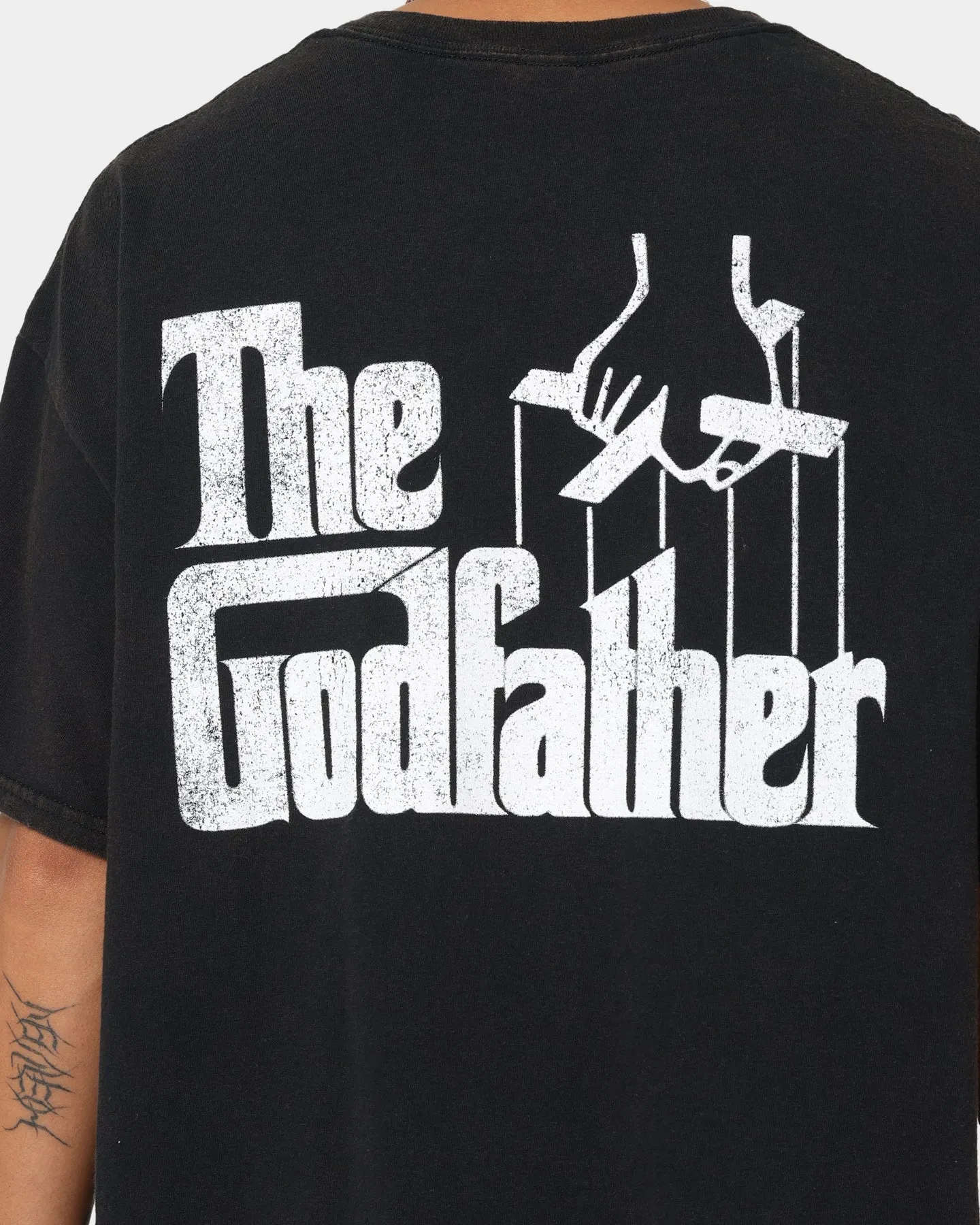 American Thrift X The Godfather The Don Vintage T-Shirt Black Wash