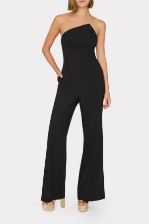 Atlas Cady One Shoulder Jumpsuit - Black