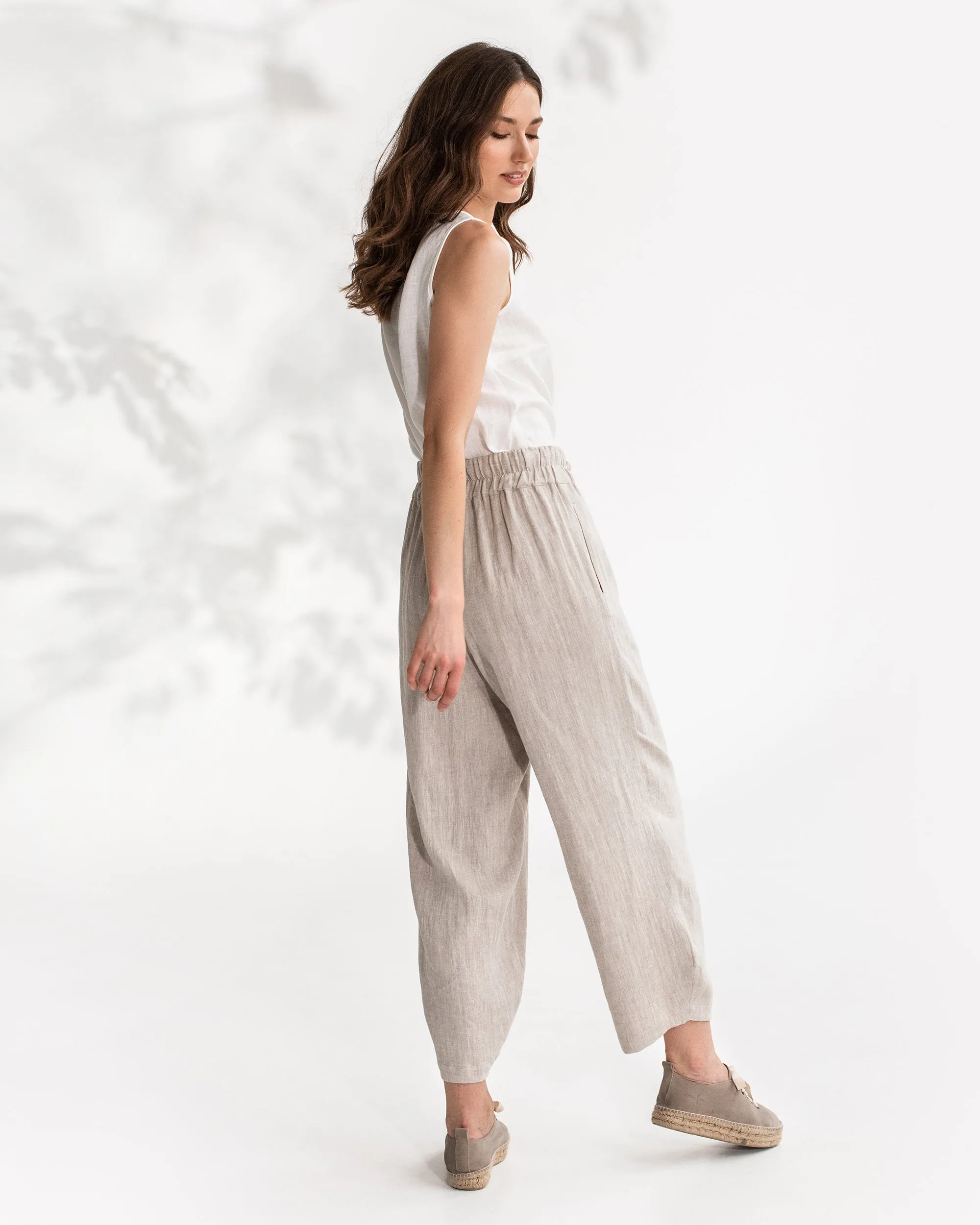 Baggy linen pants BESALU in Various colors
