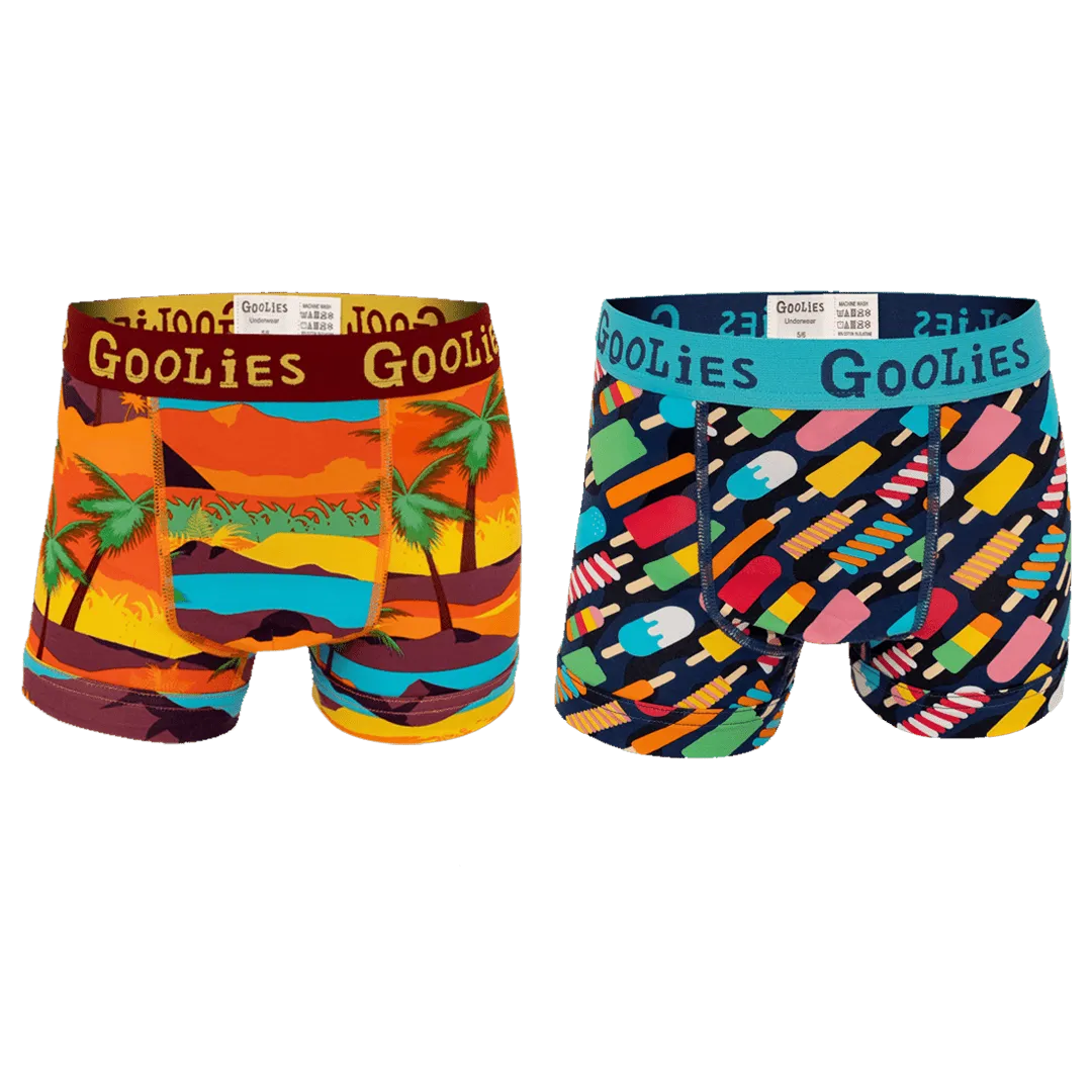 Beach Bundle - Kids Boxer Shorts 2 Pack Bundle