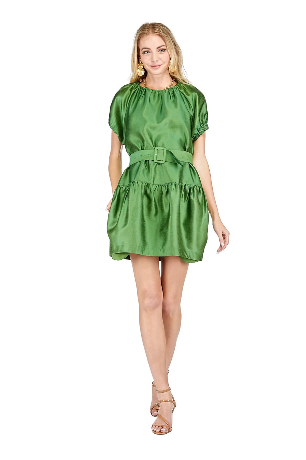 Belted Tulip Dress