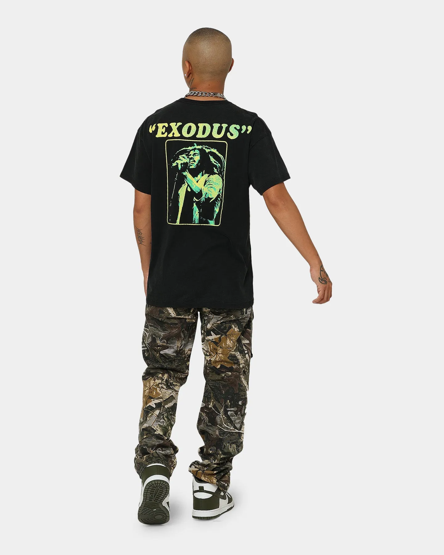 Bob Marley Exodus Vintage T-Shirt Washed Black