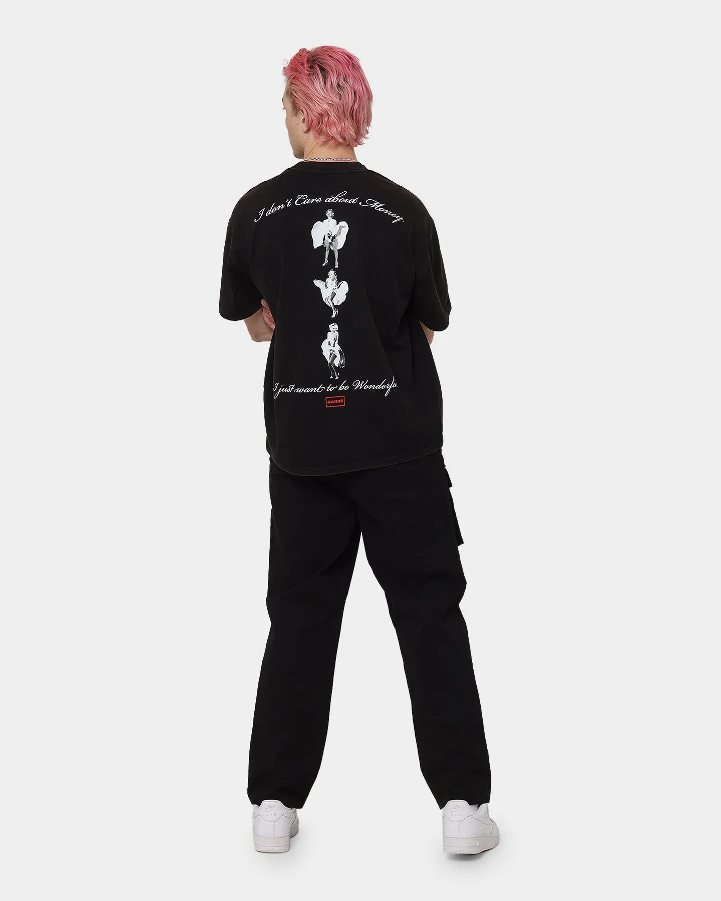 Carré X Marilyn Monroe Wonderful Vintage T-Shirt Washed Black