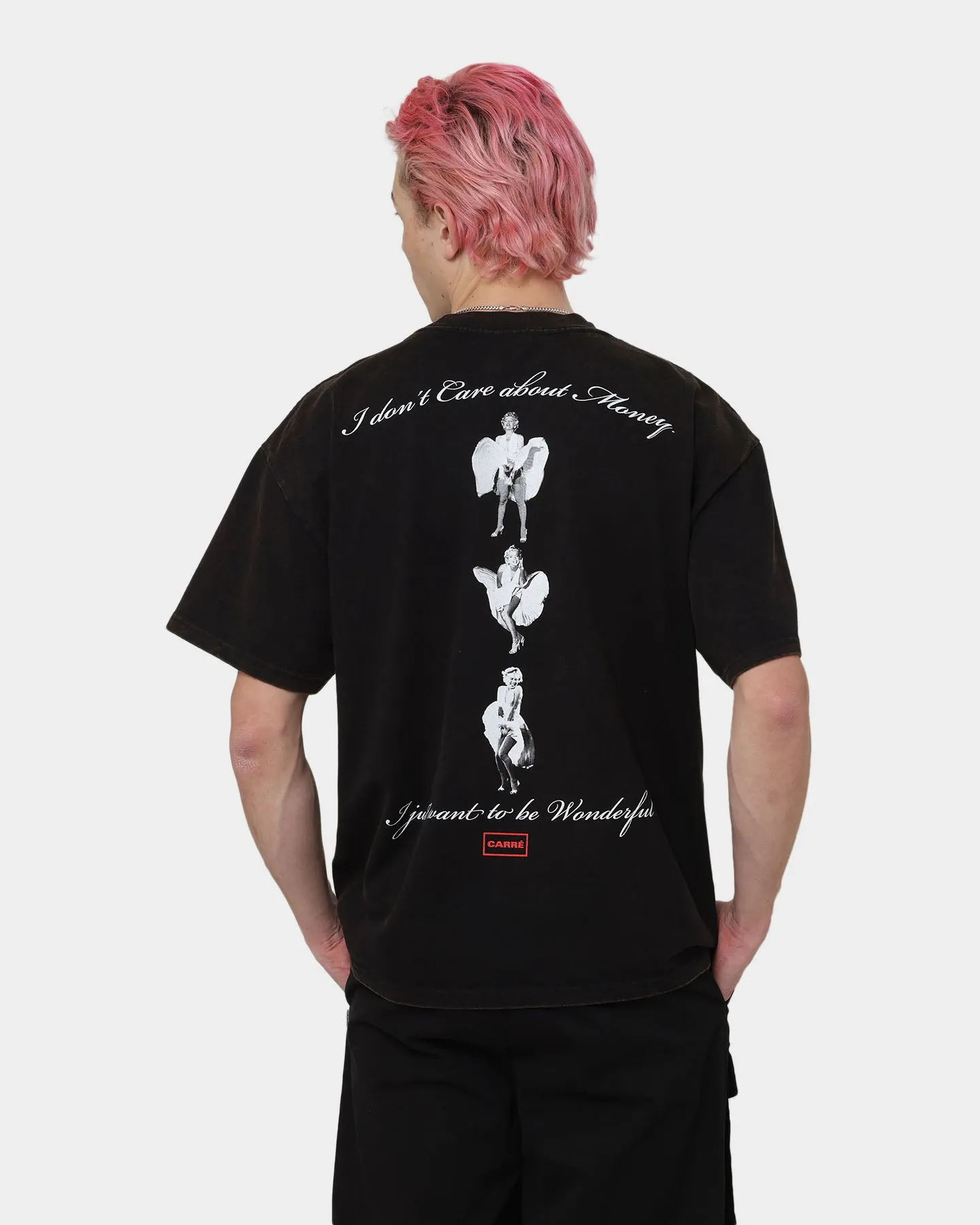 Carré X Marilyn Monroe Wonderful Vintage T-Shirt Washed Black
