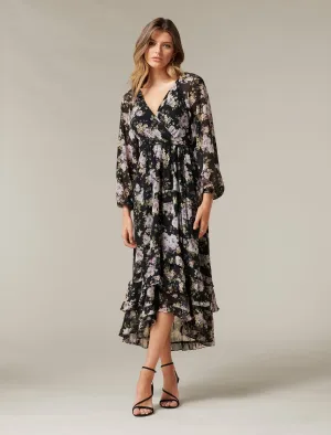 Clementine Ruffle Midi Dress