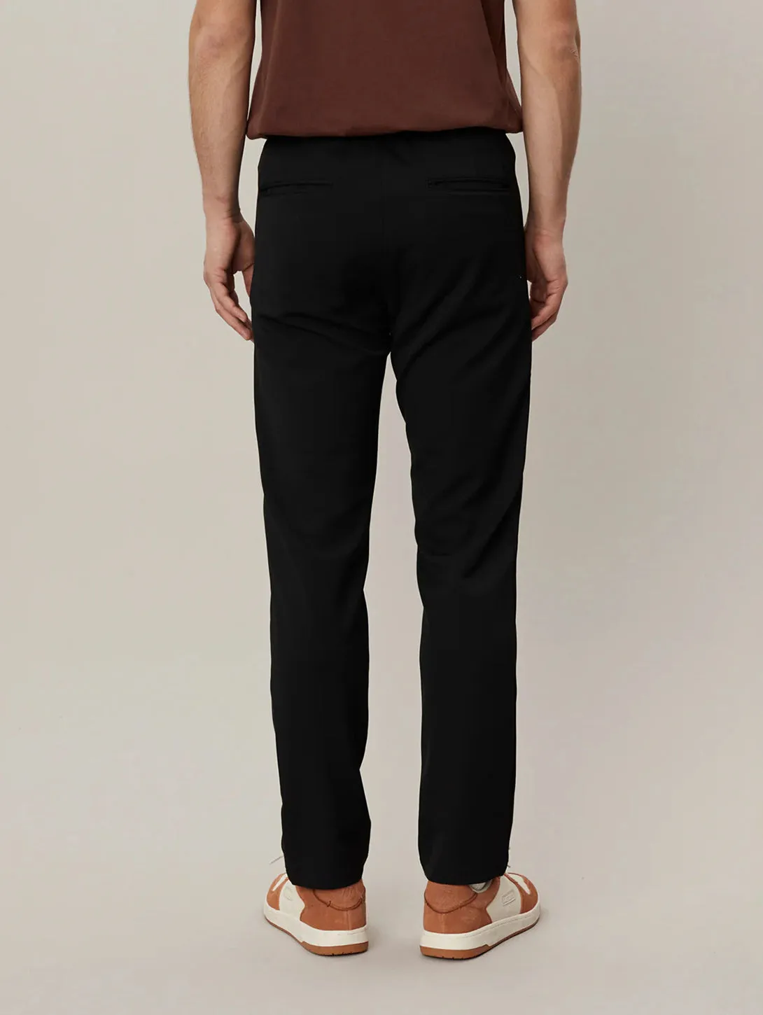 Como Tapered Drawstring Pants - Black