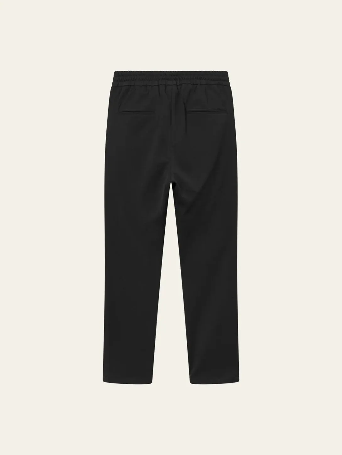 Como Tapered Drawstring Pants - Black