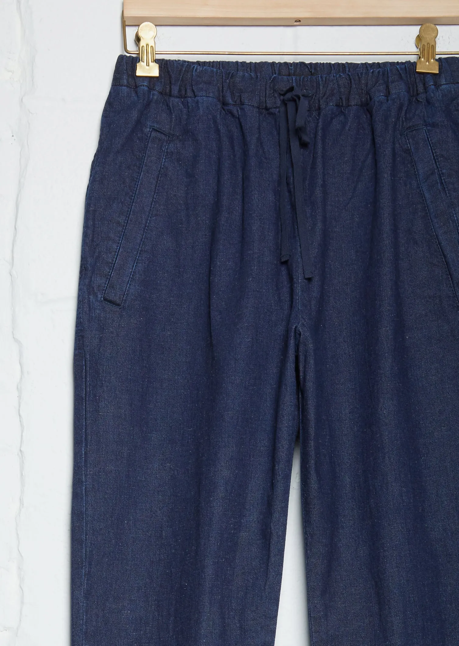 Drawstring Indigo Trousers