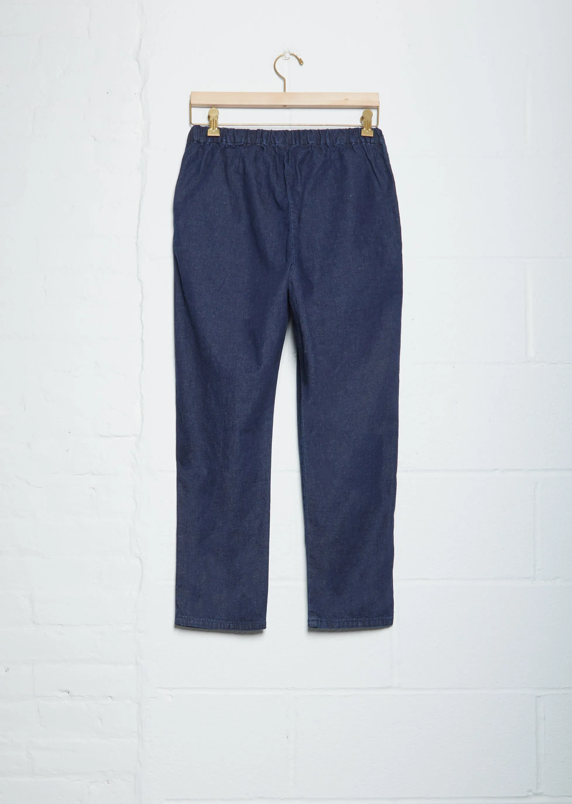 Drawstring Indigo Trousers