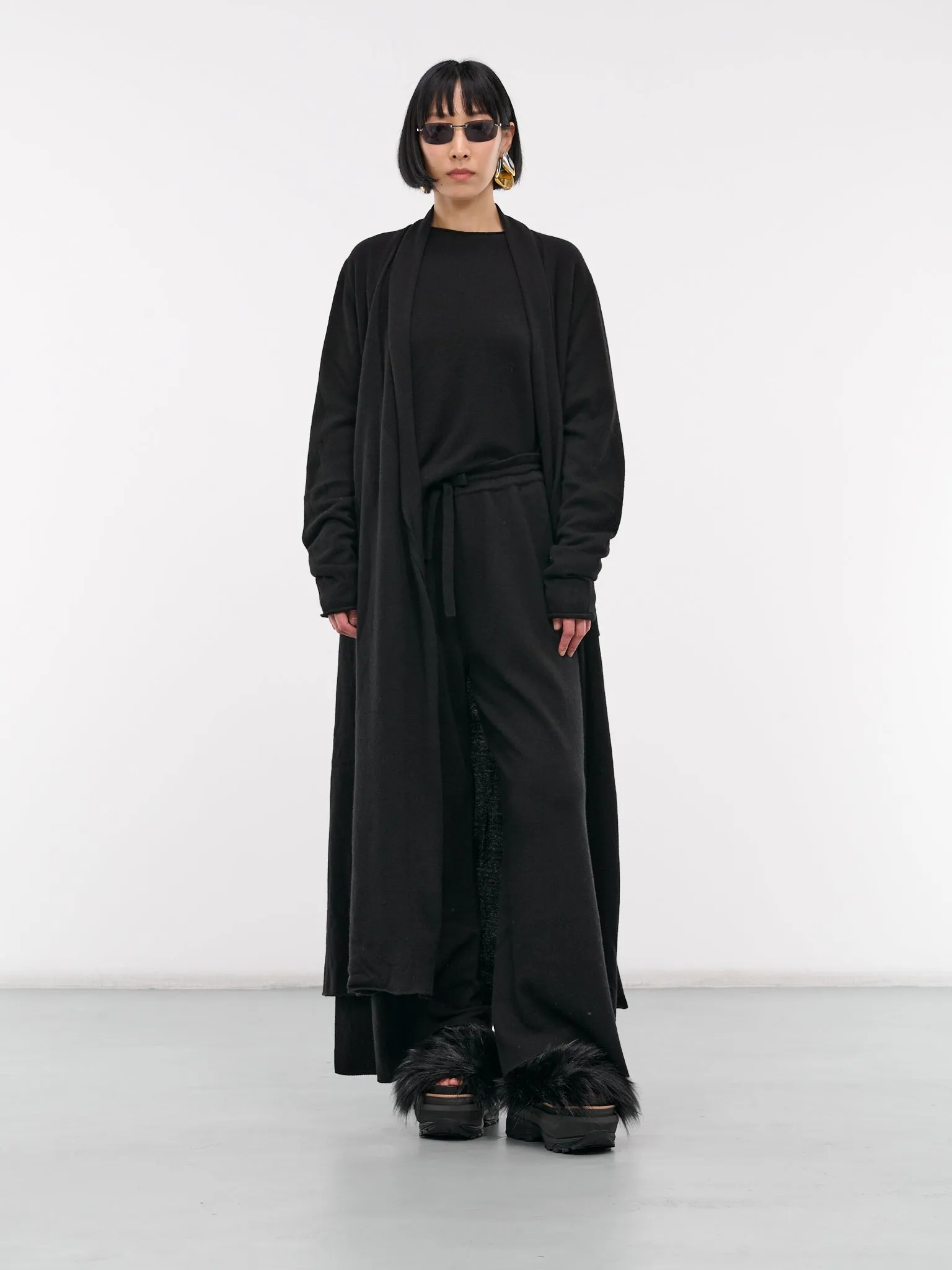 Drawstring Sweatpants (J40KA0017-J13204-BLACK)