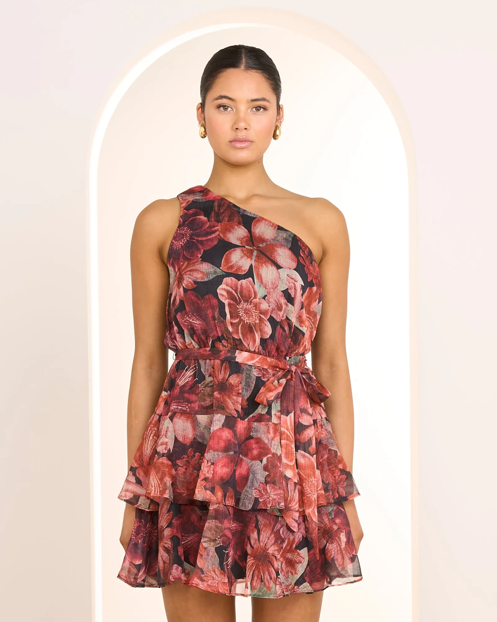 Elissa One Shoulder Mini Dress