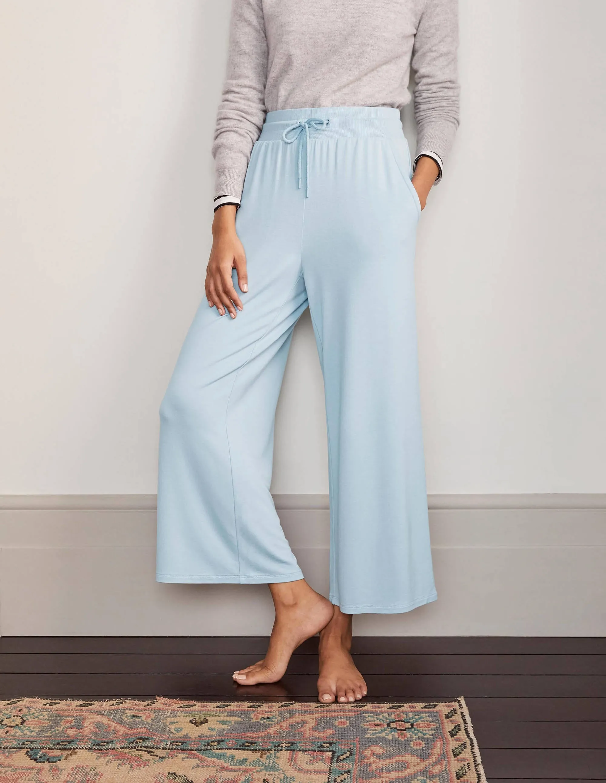 Emma Cropped Joggers-Surf
