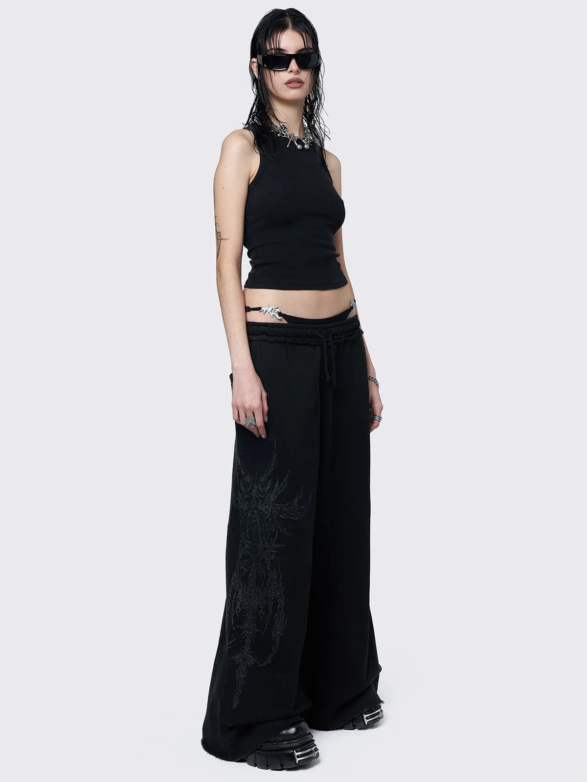 Enigmatic Black Sweatpants