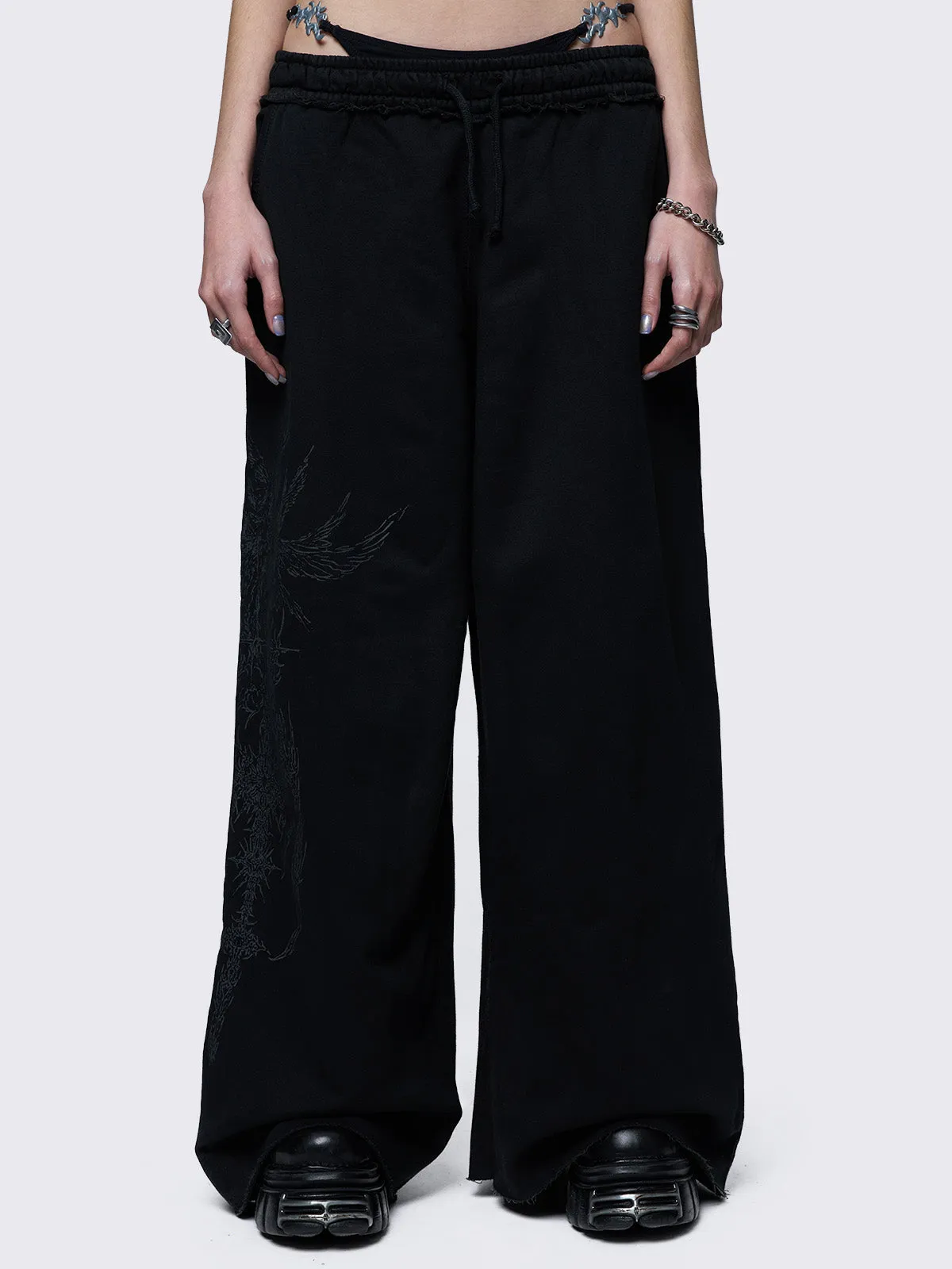 Enigmatic Black Sweatpants