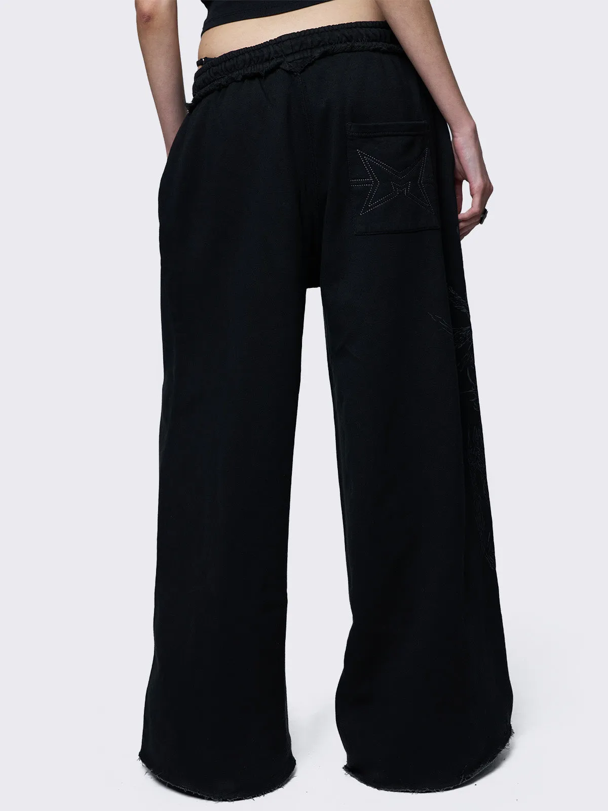 Enigmatic Black Sweatpants