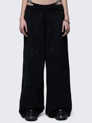 Enigmatic Black Sweatpants