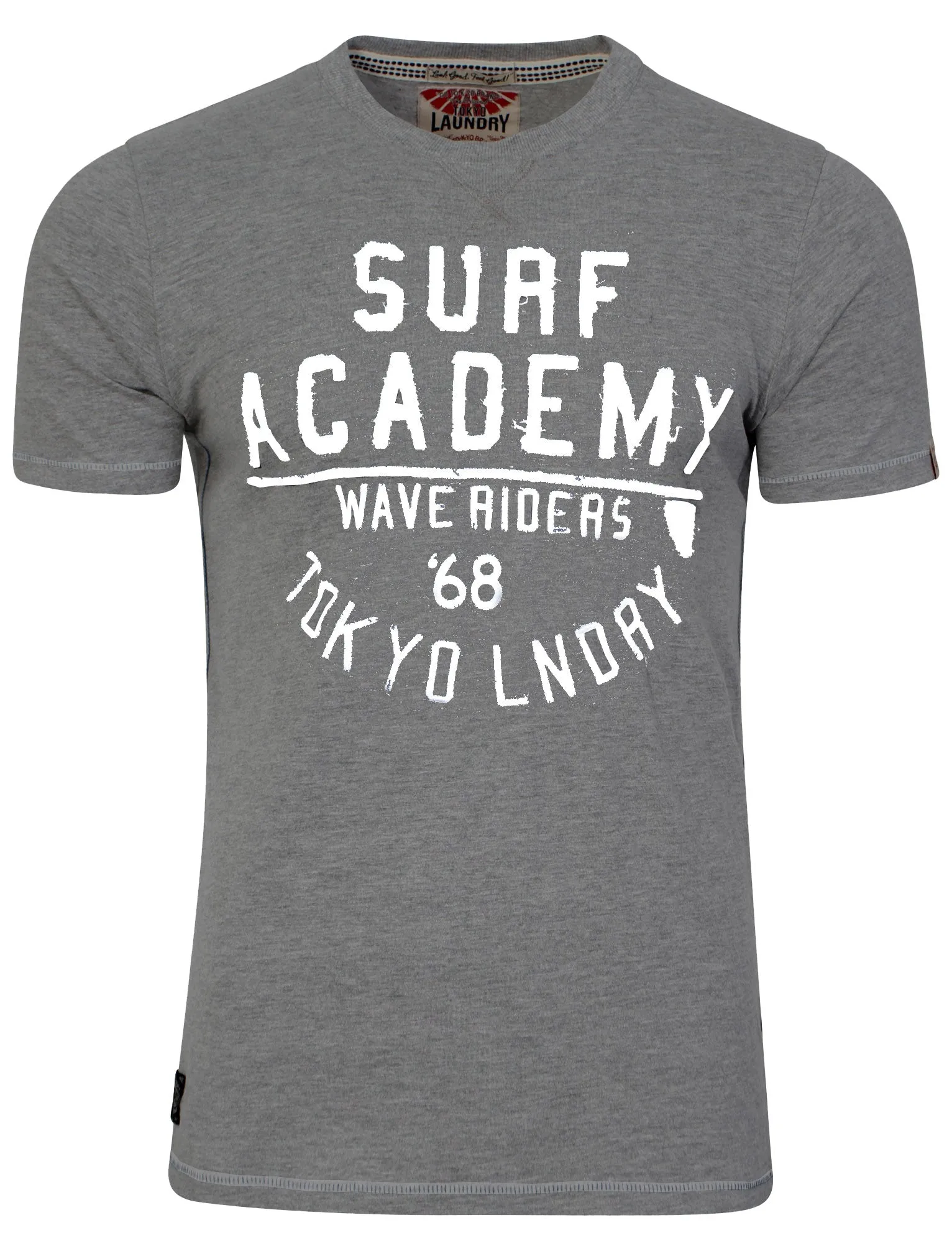 Fall Brook T-Shirt in Mid Grey Marl - Tokyo Laundry
