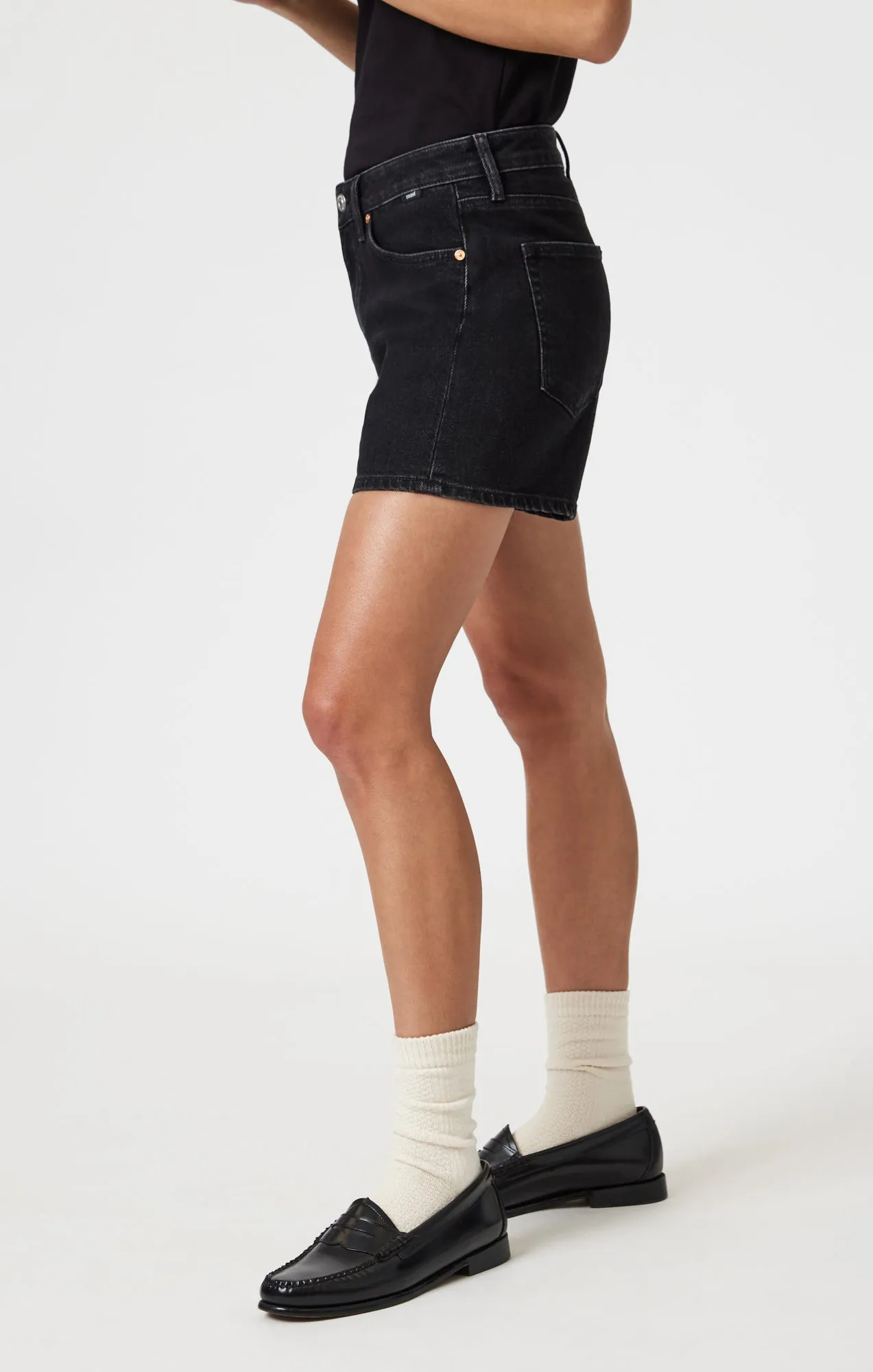 HEIDI SHORTS IN DARK SMOKE 90'S