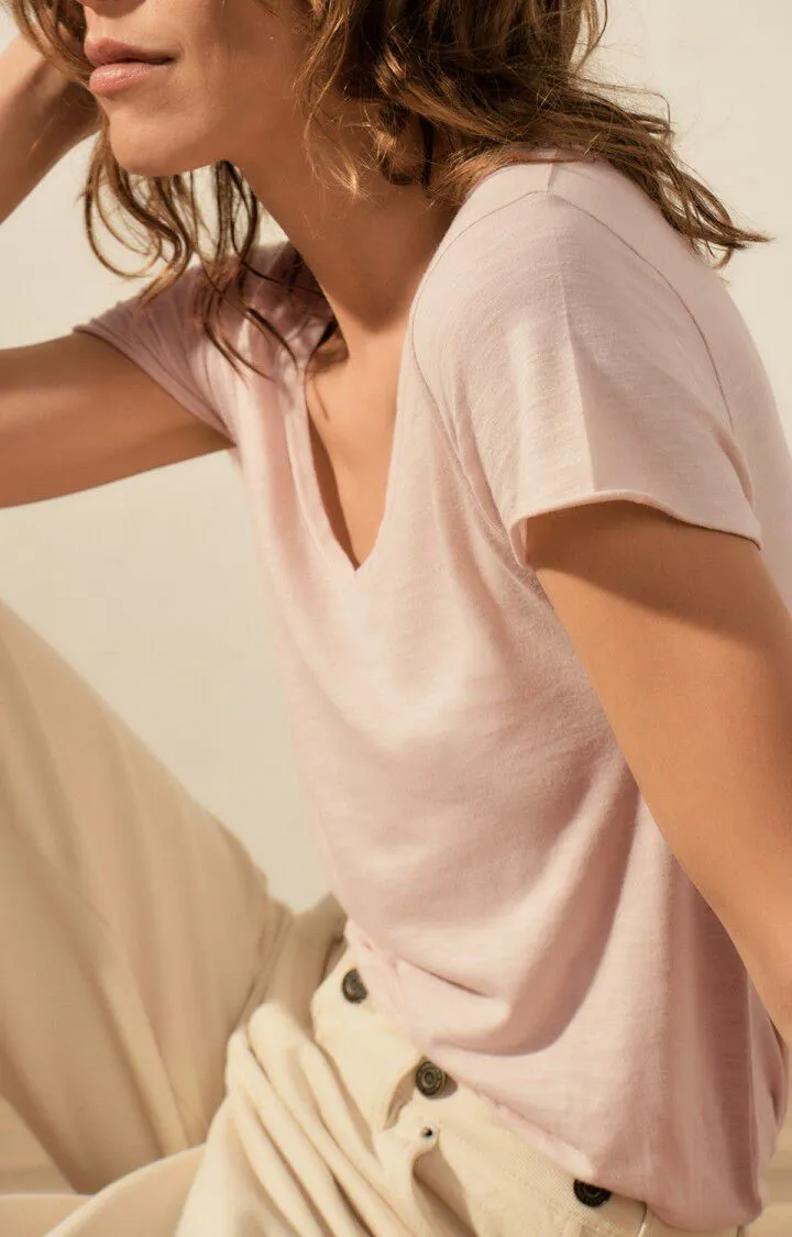 JACKSONVILLE V NECK TEE | Vintage Pearl
