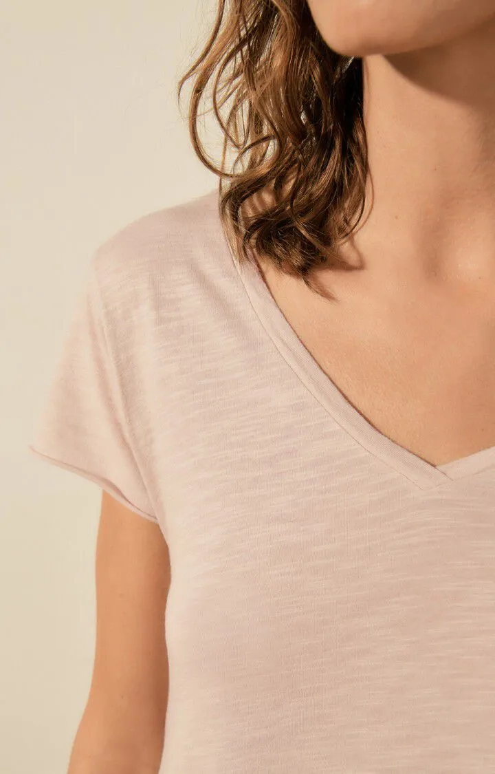 JACKSONVILLE V NECK TEE | Vintage Pearl