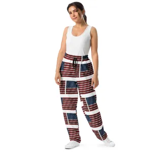 Joggers American Flag Wide-leg