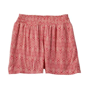 Knox Rose Women's Mid Rise Smocked Waist Shorts