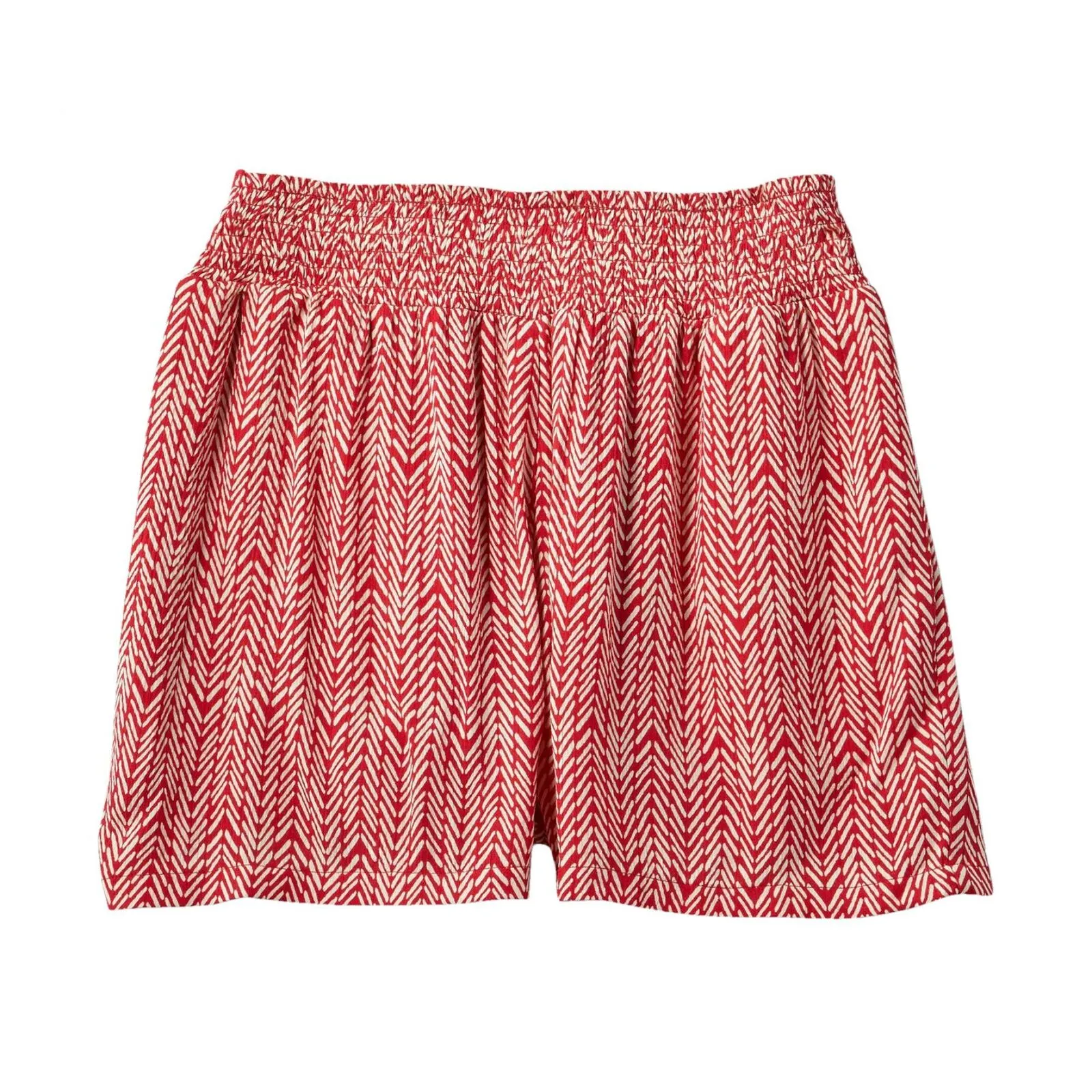 Knox Rose Women's Mid Rise Smocked Waist Shorts