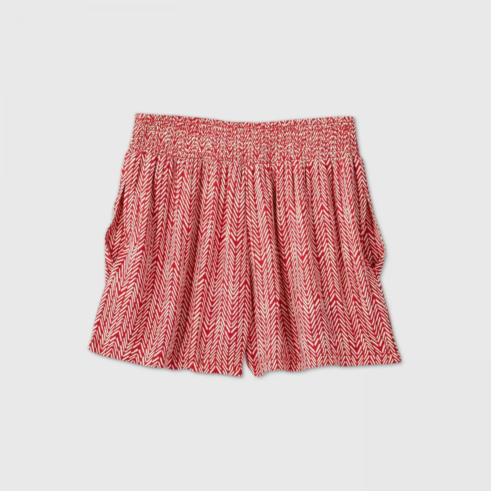 Knox Rose Women's Mid Rise Smocked Waist Shorts