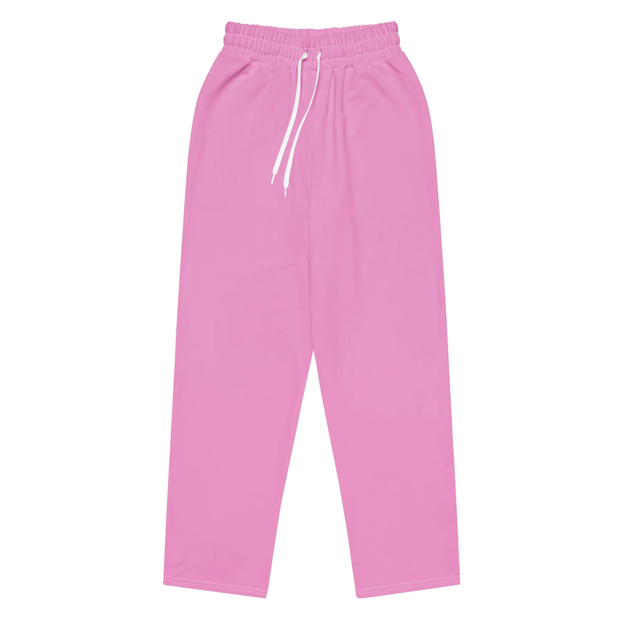 Lavender Rose Wide Leg Joggers (Premium Solid Colour Wide Leg Joggers Unisex)