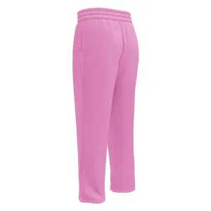 Lavender Rose Wide Leg Joggers (Premium Solid Colour Wide Leg Joggers Unisex)