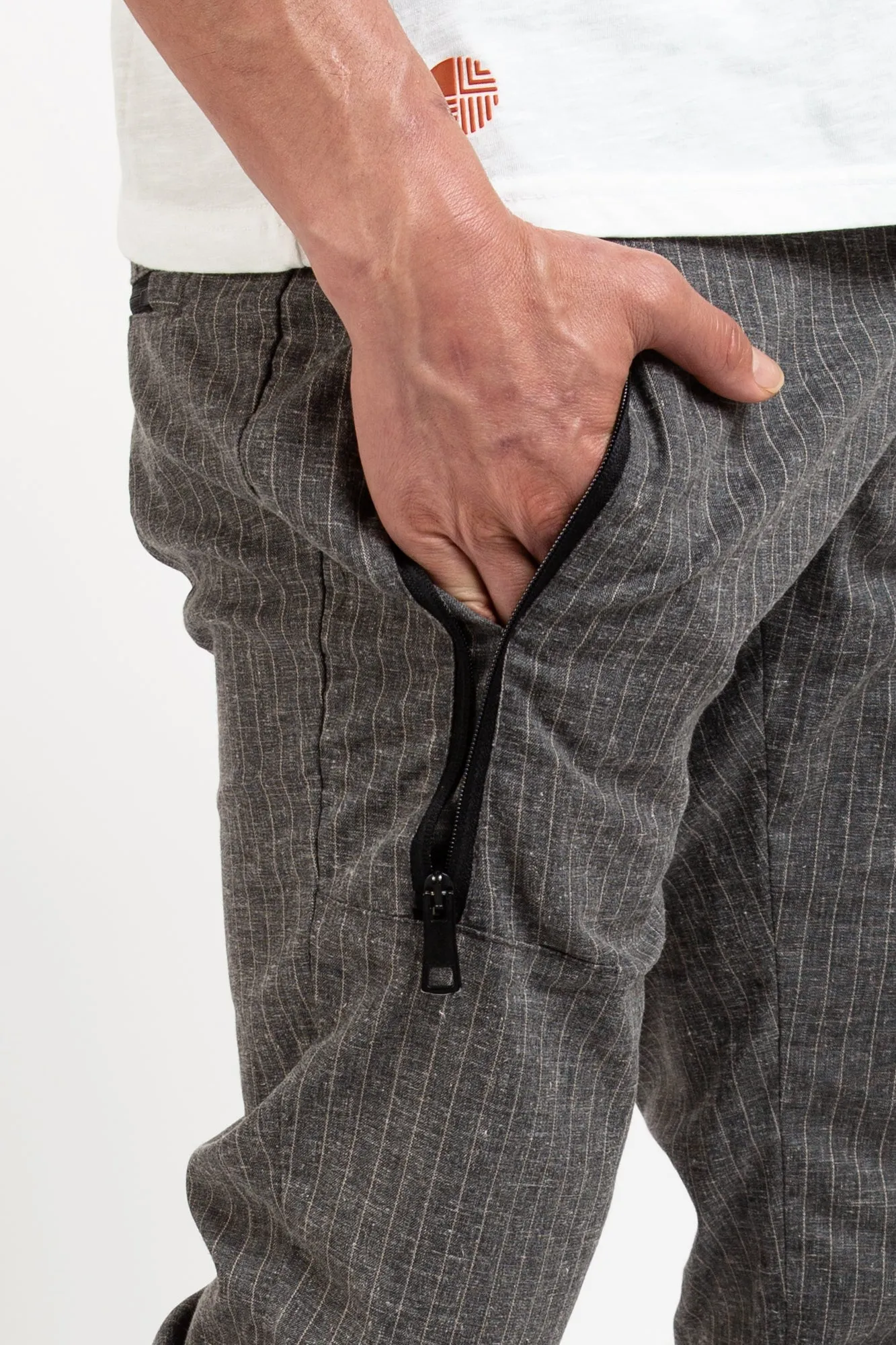 Linen Pants PE40 - Grey