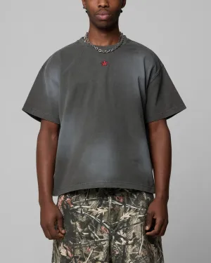 Loiter Boxer Fitted T-Shirt Black Wash