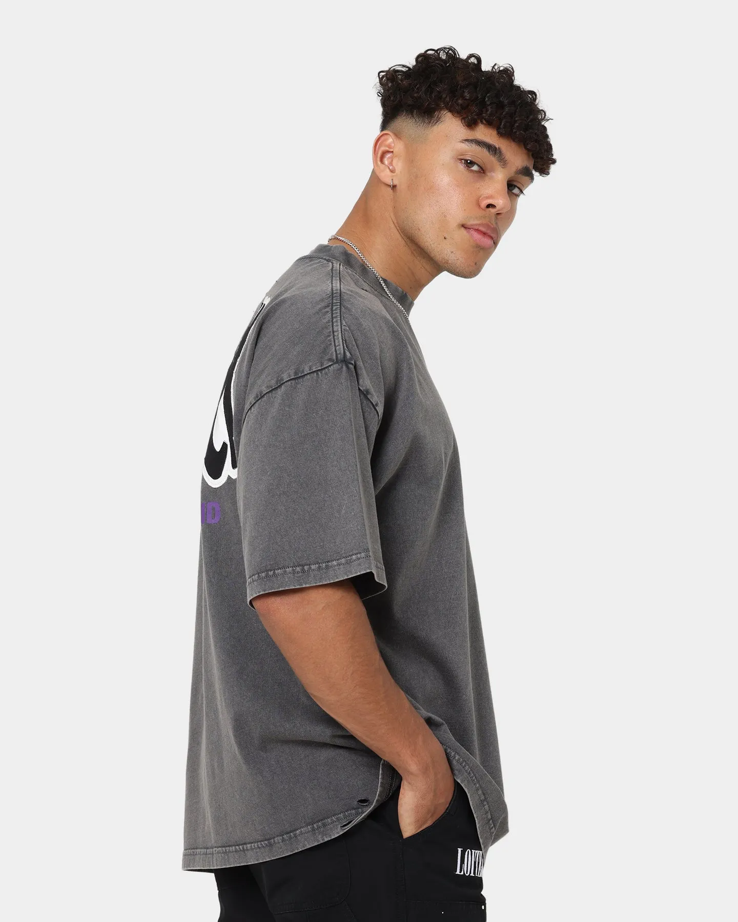 Loiter Retrograde Vintage T-Shirt Charcoal