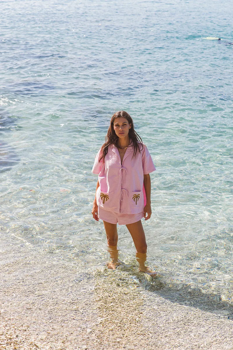 Ocean Blouse- Pink