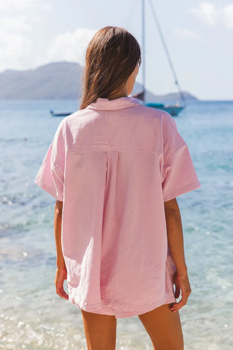 Ocean Blouse- Pink