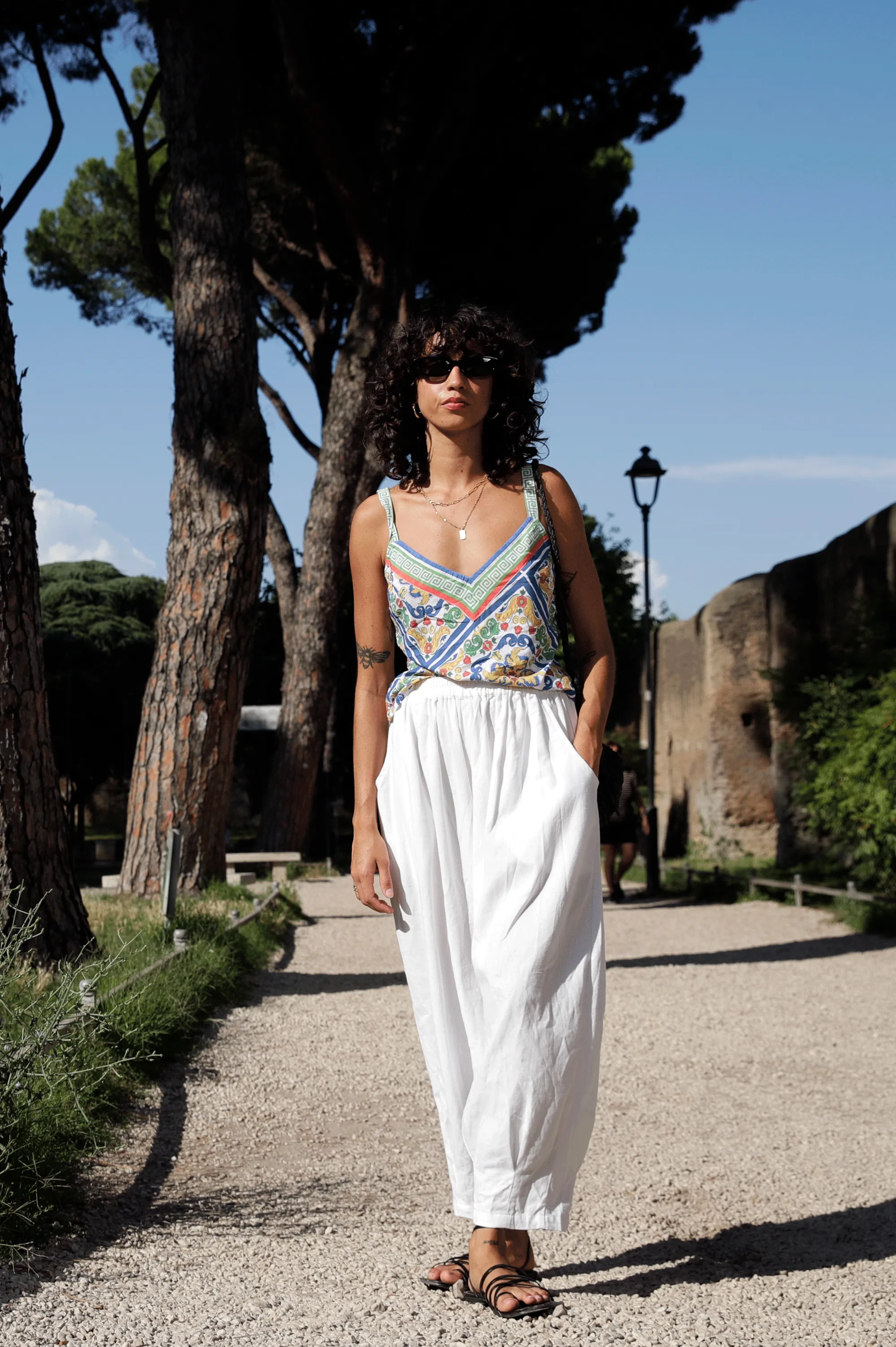 Paradise Pant | White Linen