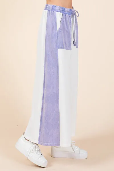 Periwinkle Haze Wide-Leg Pants