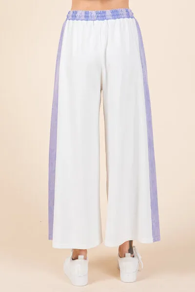 Periwinkle Haze Wide-Leg Pants