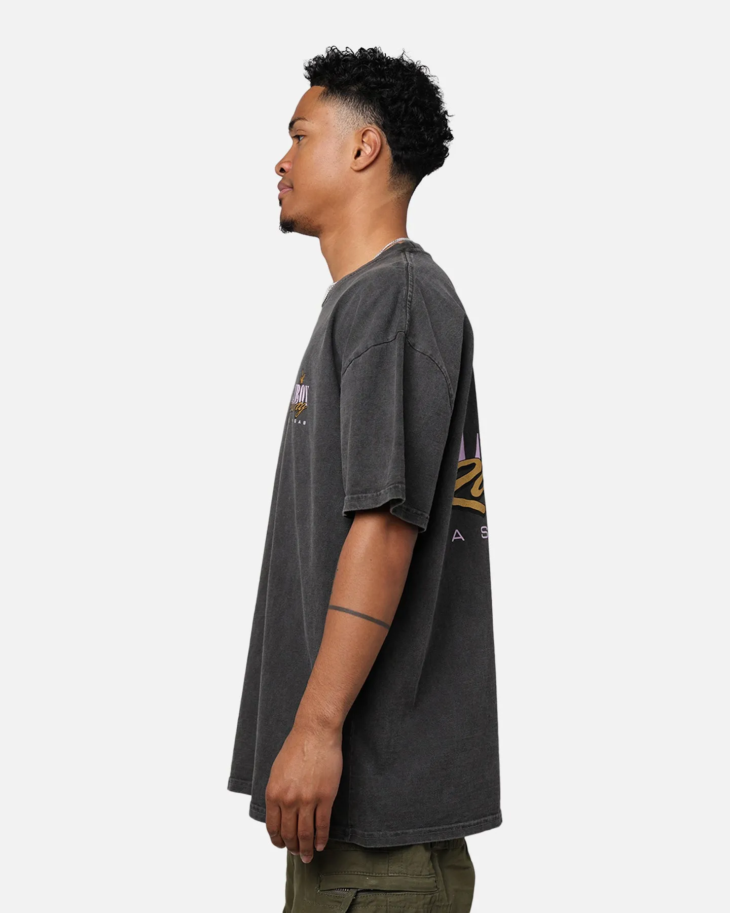 Playboy By Culture Kings Pacemaker T-Shirt Washed Black