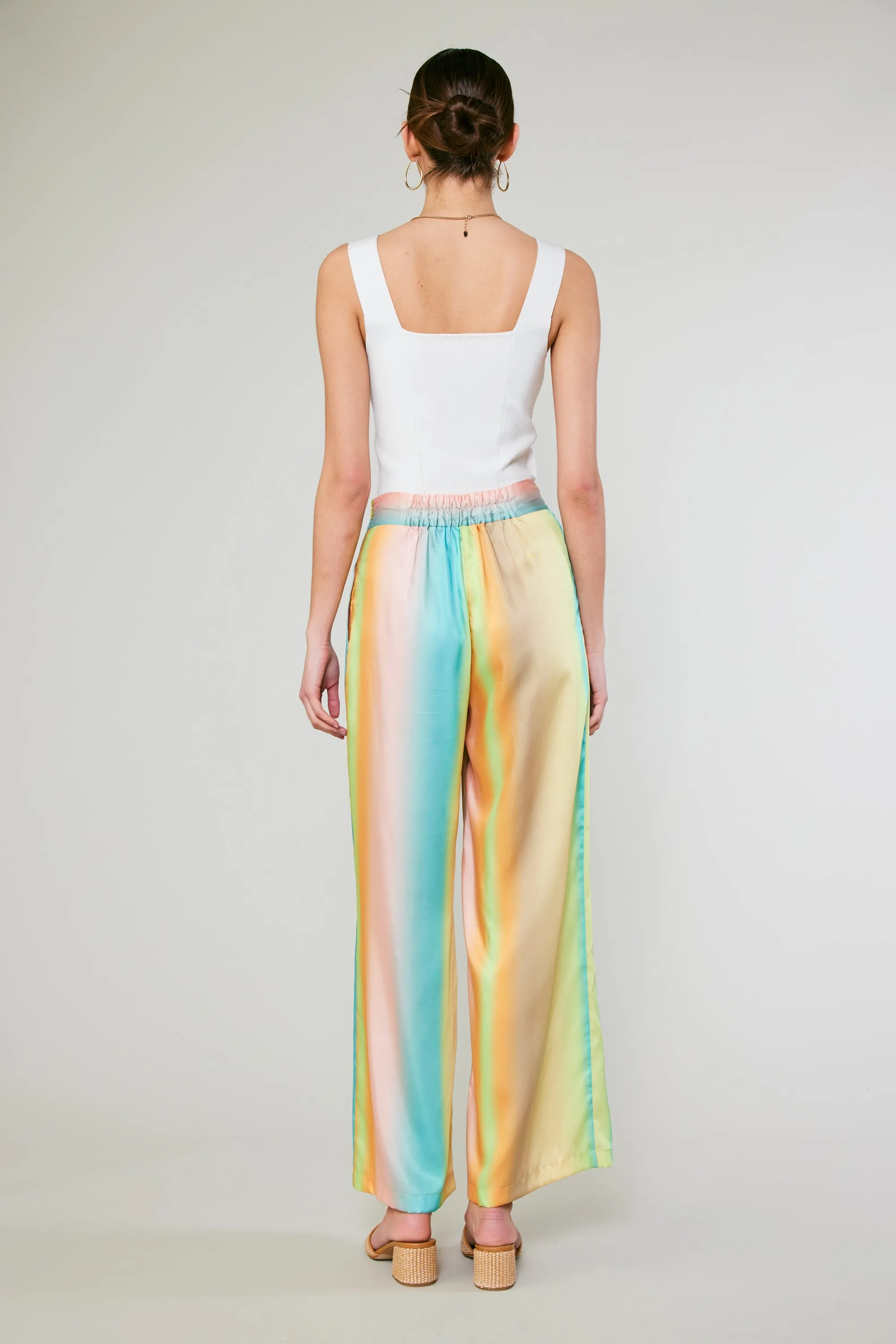 Prismatic Gradient Wide Leg Pants
