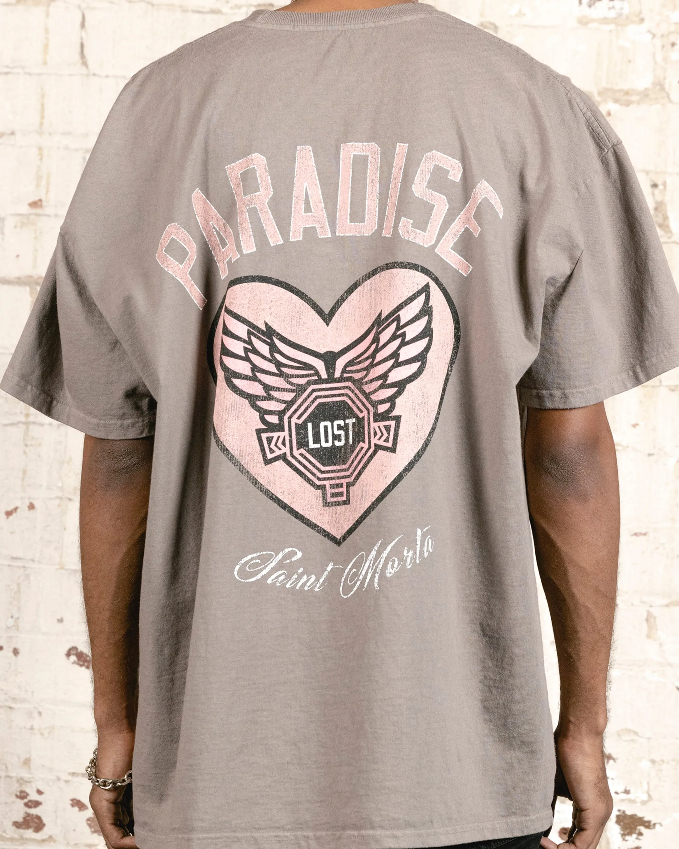 Saint Morta Paradise Lost Lafayette T-Shirt Vintage Brown