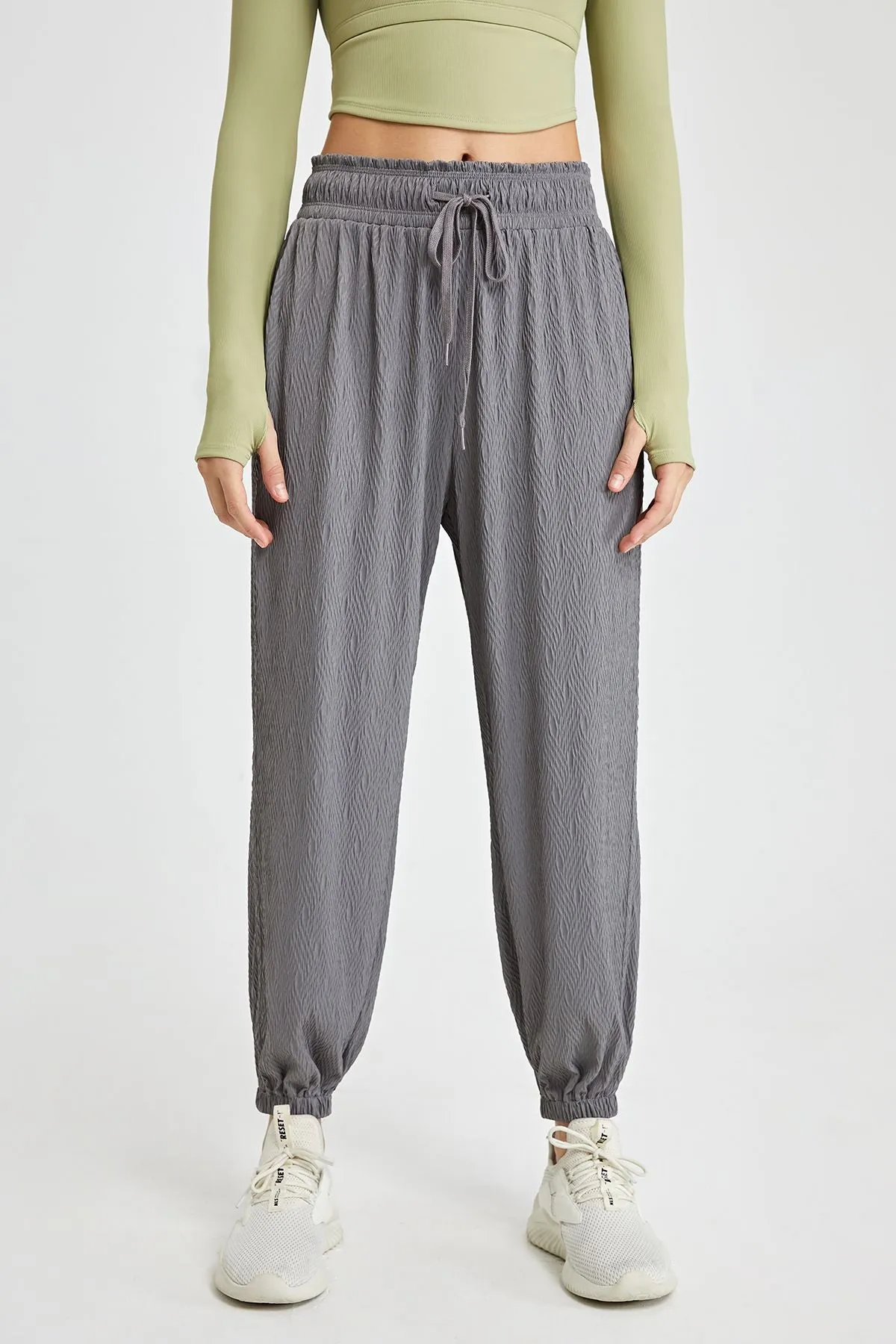 Tapered Boyfriend Jogger with Drawstring