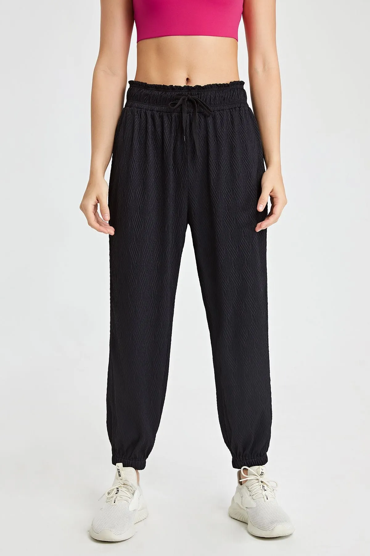 Tapered Boyfriend Jogger with Drawstring