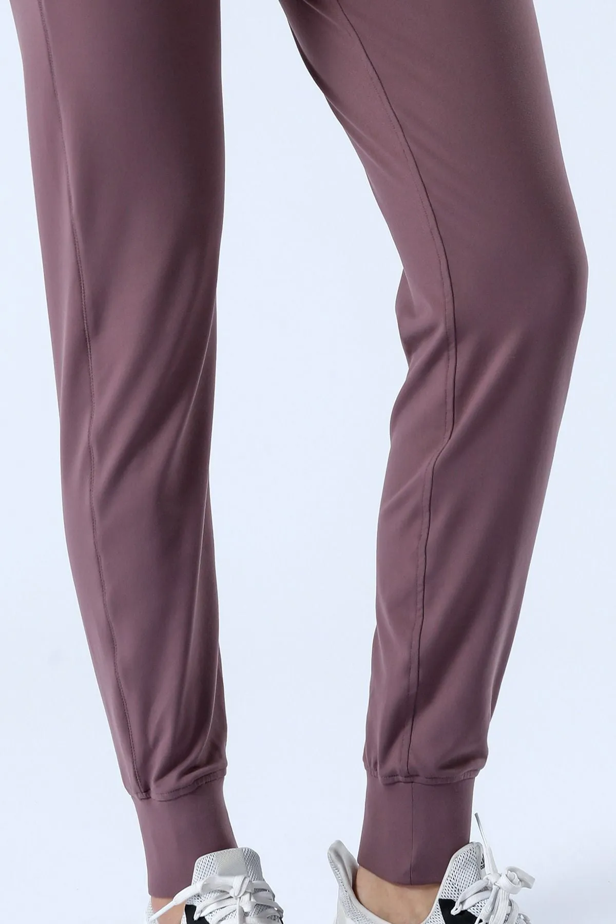 Tapered Joggers with Drawstring