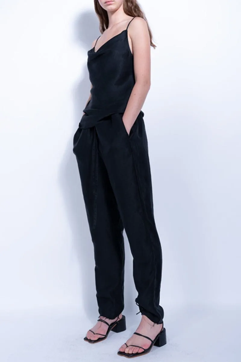 Tapered Pajama Trousers