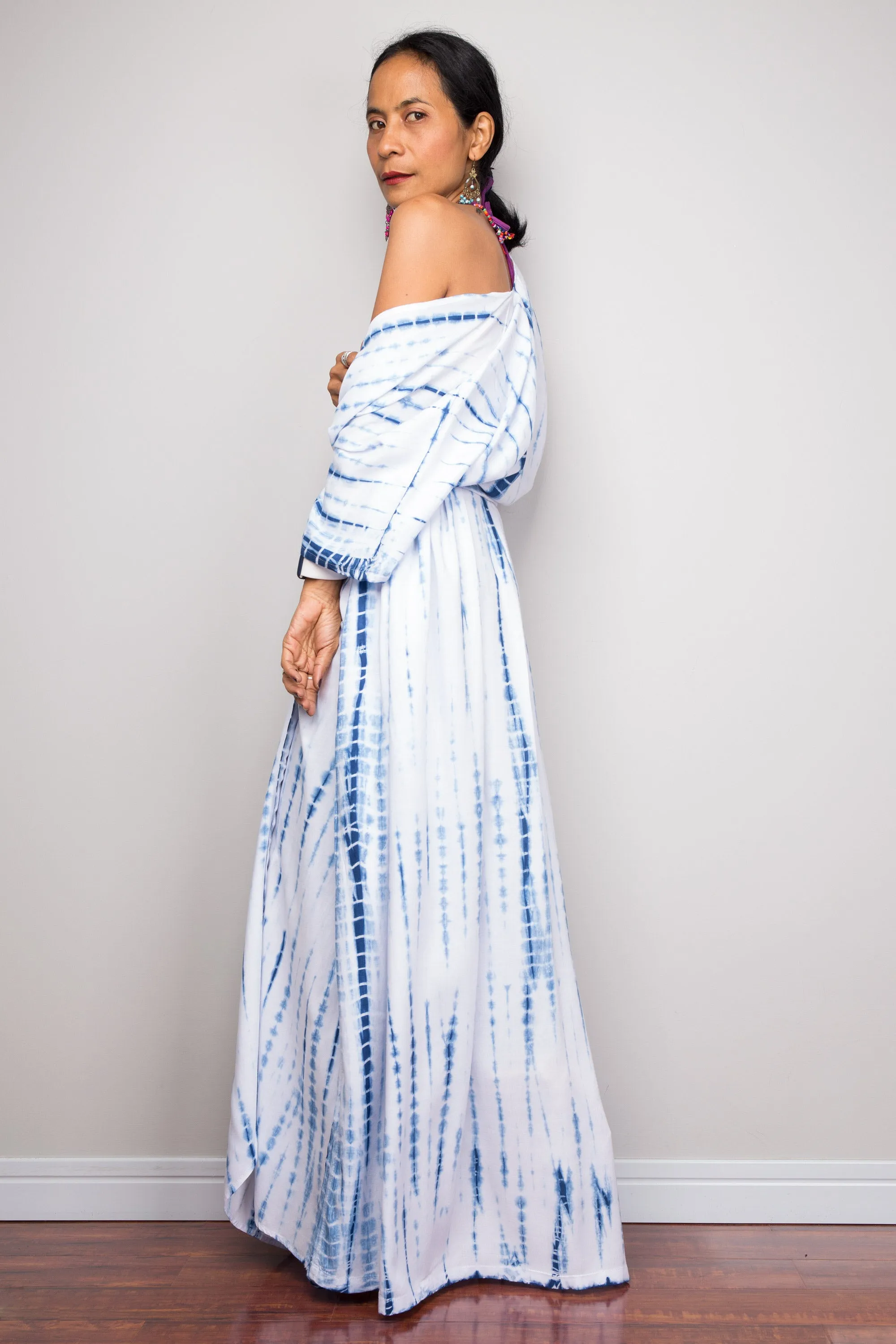 Tie Dye Robe Kimono