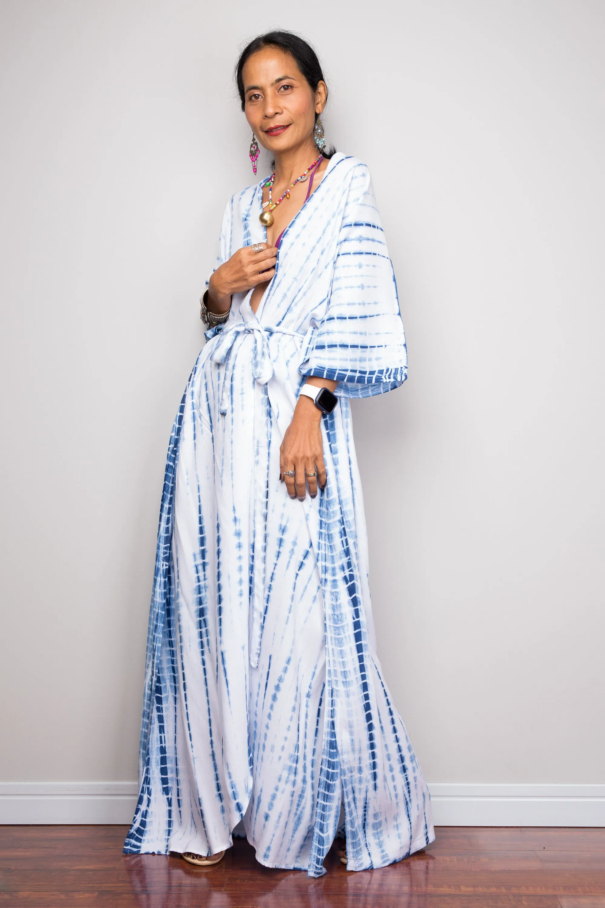 Tie Dye Robe Kimono